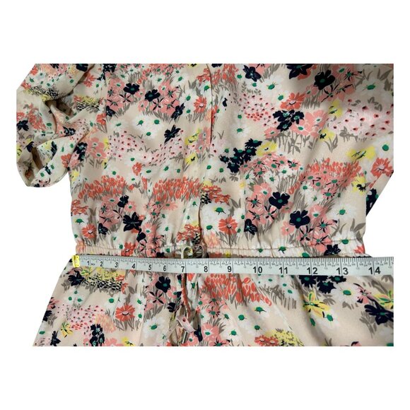 Maison Jules Floral Print Midi Dress - Pink and Black - Picture 12 of 13